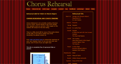 Desktop Screenshot of chorusrehearsal.co.uk