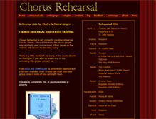 Tablet Screenshot of chorusrehearsal.co.uk